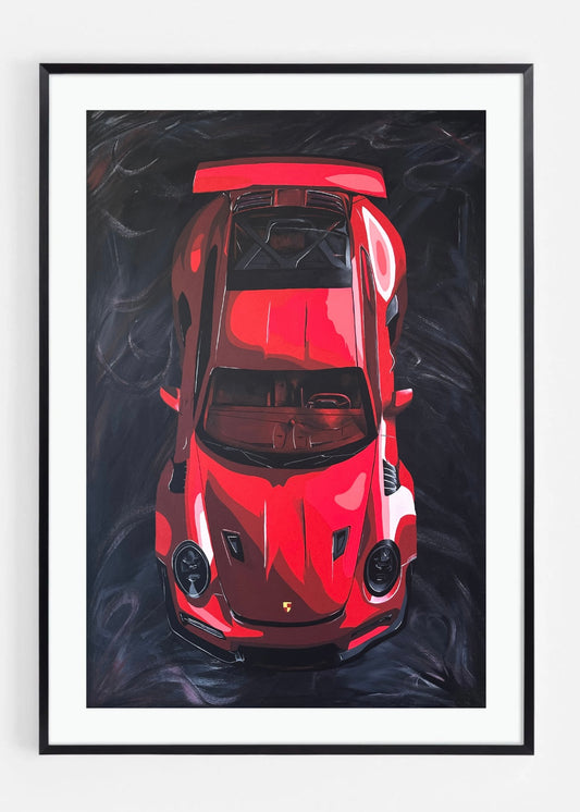 Need Funds, Want Porsche print, A5