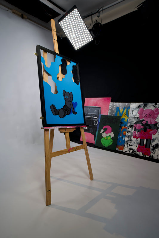 Glass KAWS